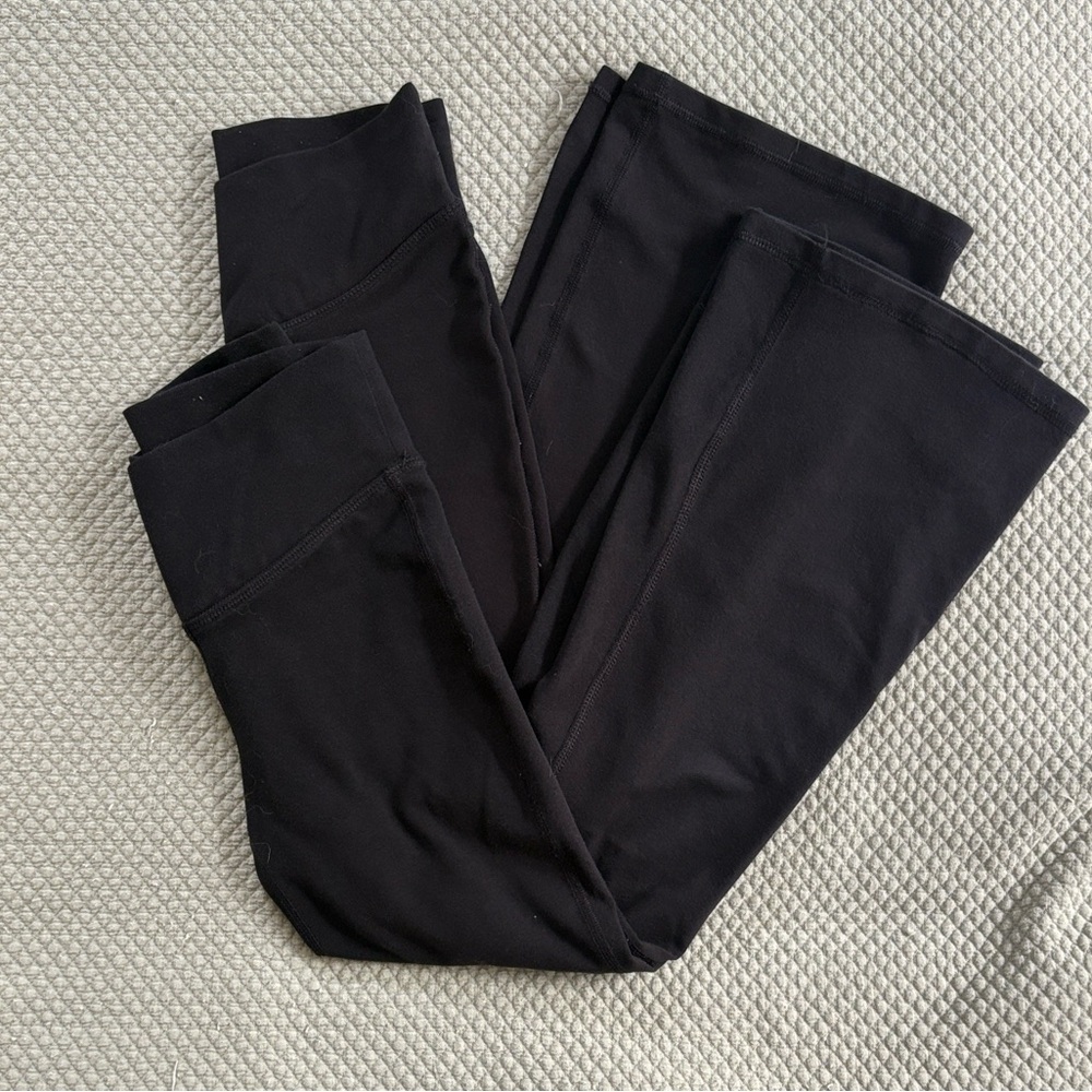 Bundle of 2 Old Navy Kids Black Flared Leggings